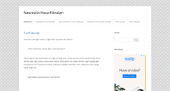 Desktop Screenshot of nasrettinhoca.info
